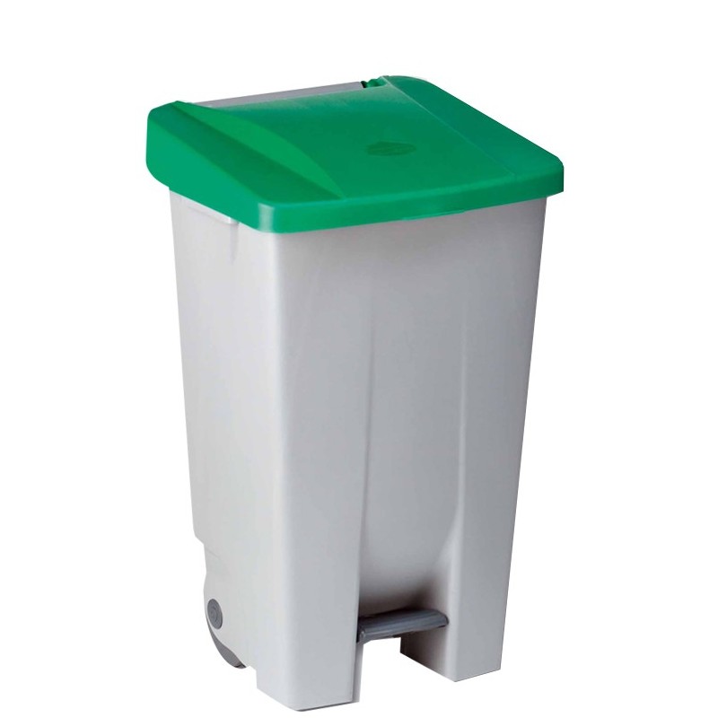 Cubo con pedal y ruedas